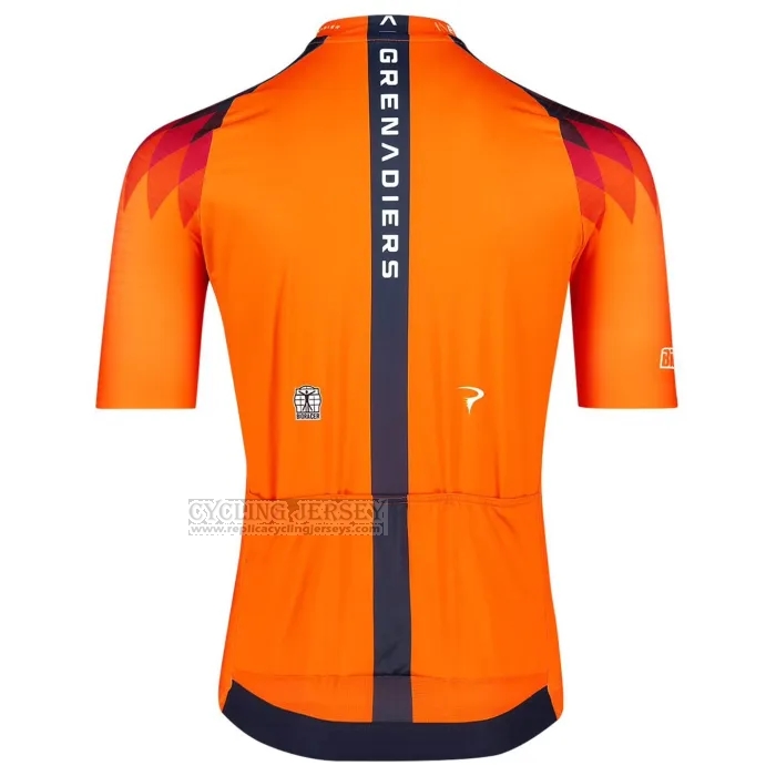 2023 Cycling Jersey Ineos Grenadiers Orange Short Sleeve and Bib Short